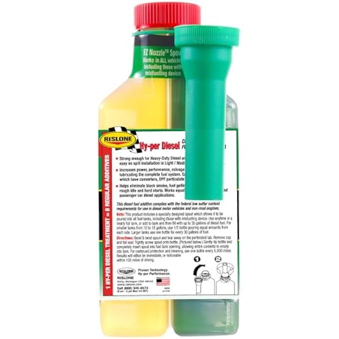 RISLONE 4740 YELLOW DIESEL FUEL SYSTEM TREATMENT - 16.9 OZ. - Image 2